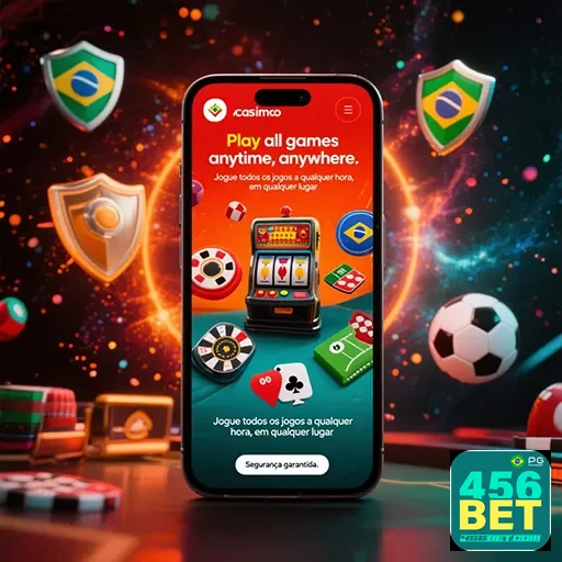 Imagem promocional do app 456bet, destaque para o site 456bet com foco em apostas e entretenimento